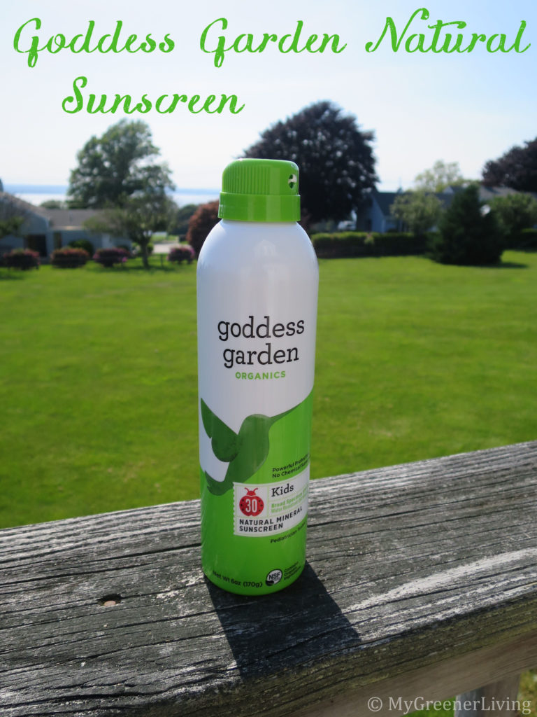 Goddess Garden sunscreen title - chemical free sunscreen