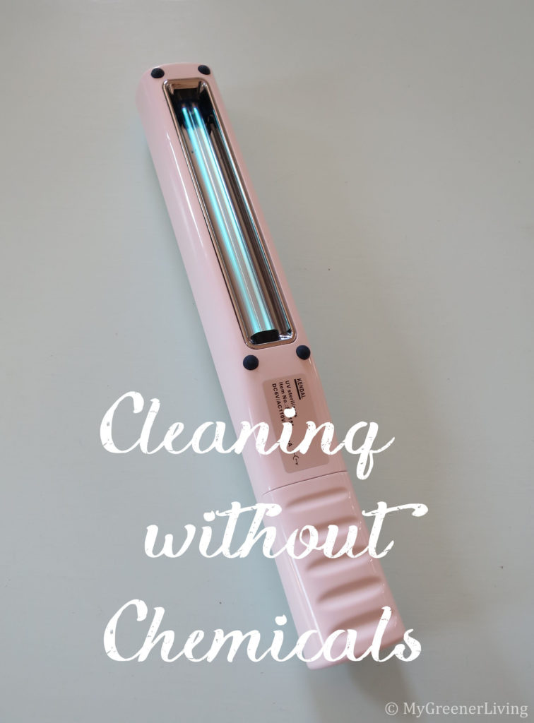 cleaning without chemicals title with UV wand