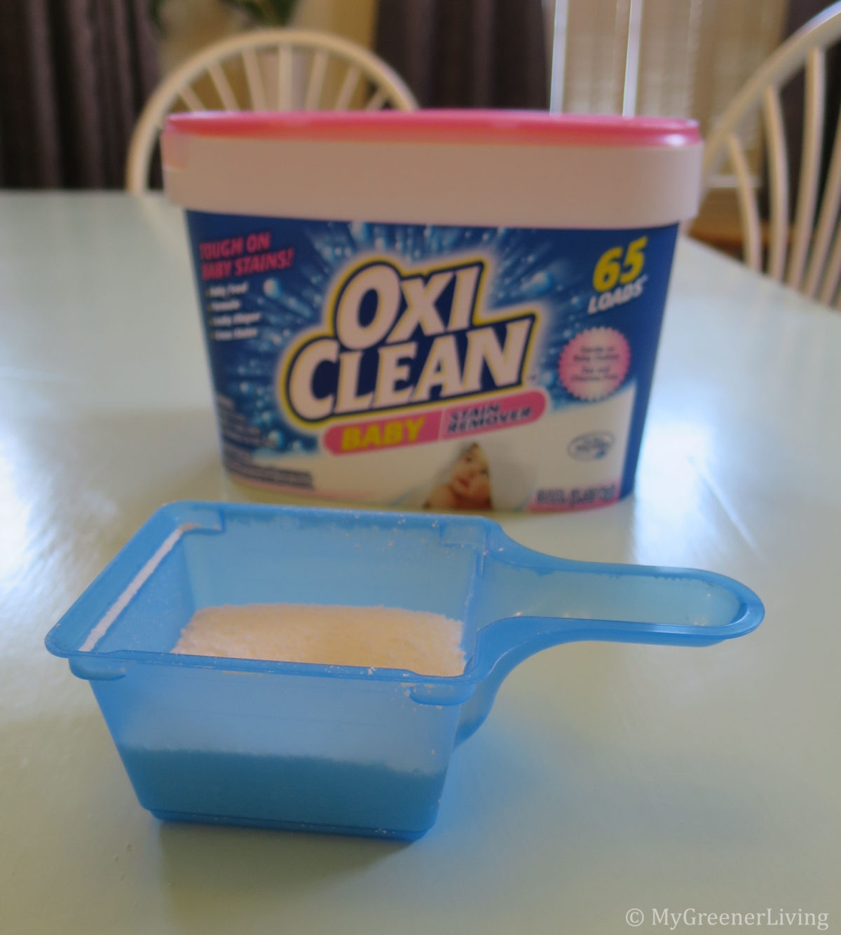 OxiClean vs. Dried Blood Stain - Stain busted!